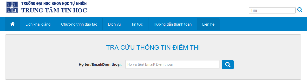 trung tâm ngoại ngữ tin học newsky an giang Tra cứu điểm thi cntt